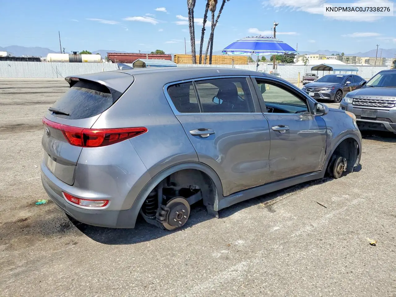 2018 Kia Sportage Lx VIN: KNDPM3AC0J7338276 Lot: 61381086