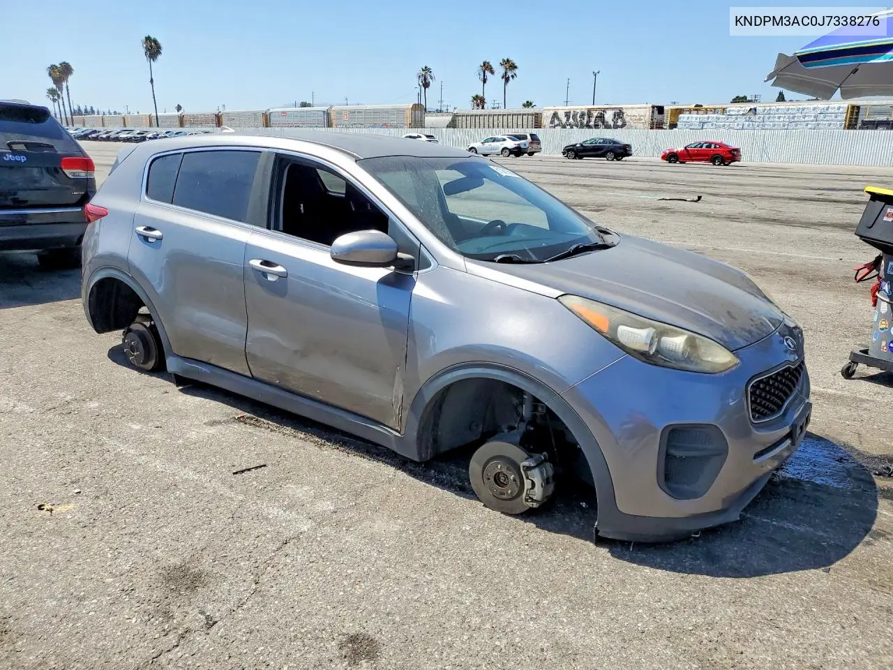 2018 Kia Sportage Lx VIN: KNDPM3AC0J7338276 Lot: 61381086
