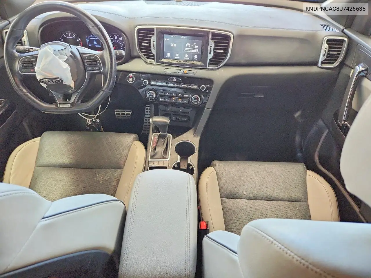 2018 Kia Sportage Ex VIN: KNDPNCAC8J7426635 Lot: 61518736