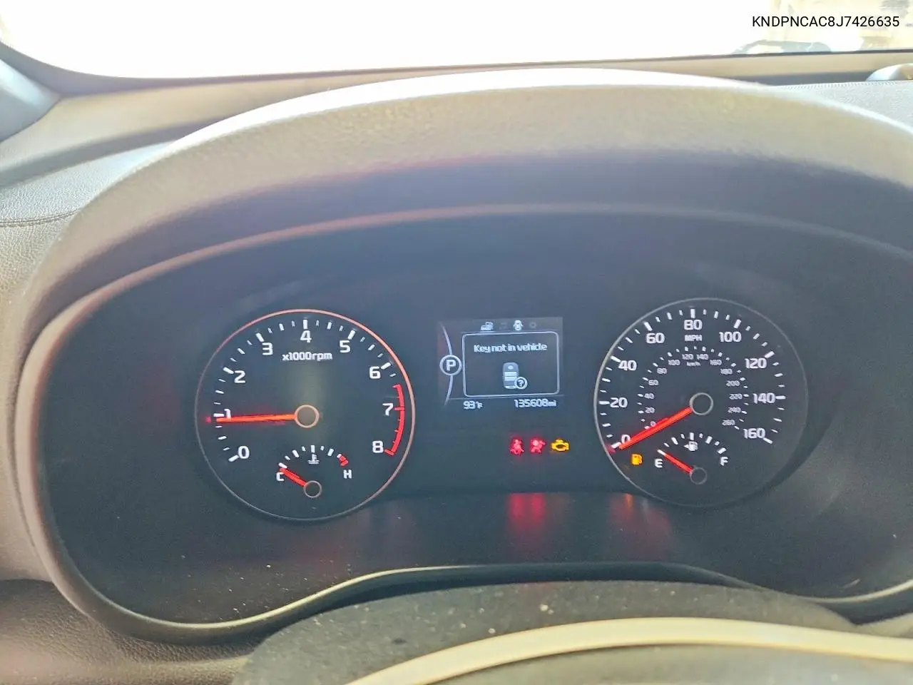 2018 Kia Sportage Ex VIN: KNDPNCAC8J7426635 Lot: 61518736