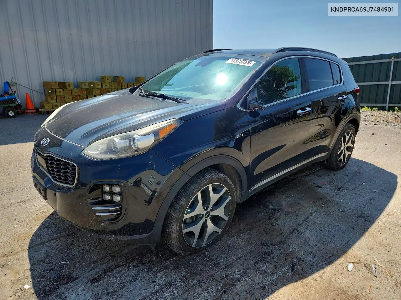 2018 Kia Sportage Sx VIN: KNDPRCA69J7484901 Lot: 61873726