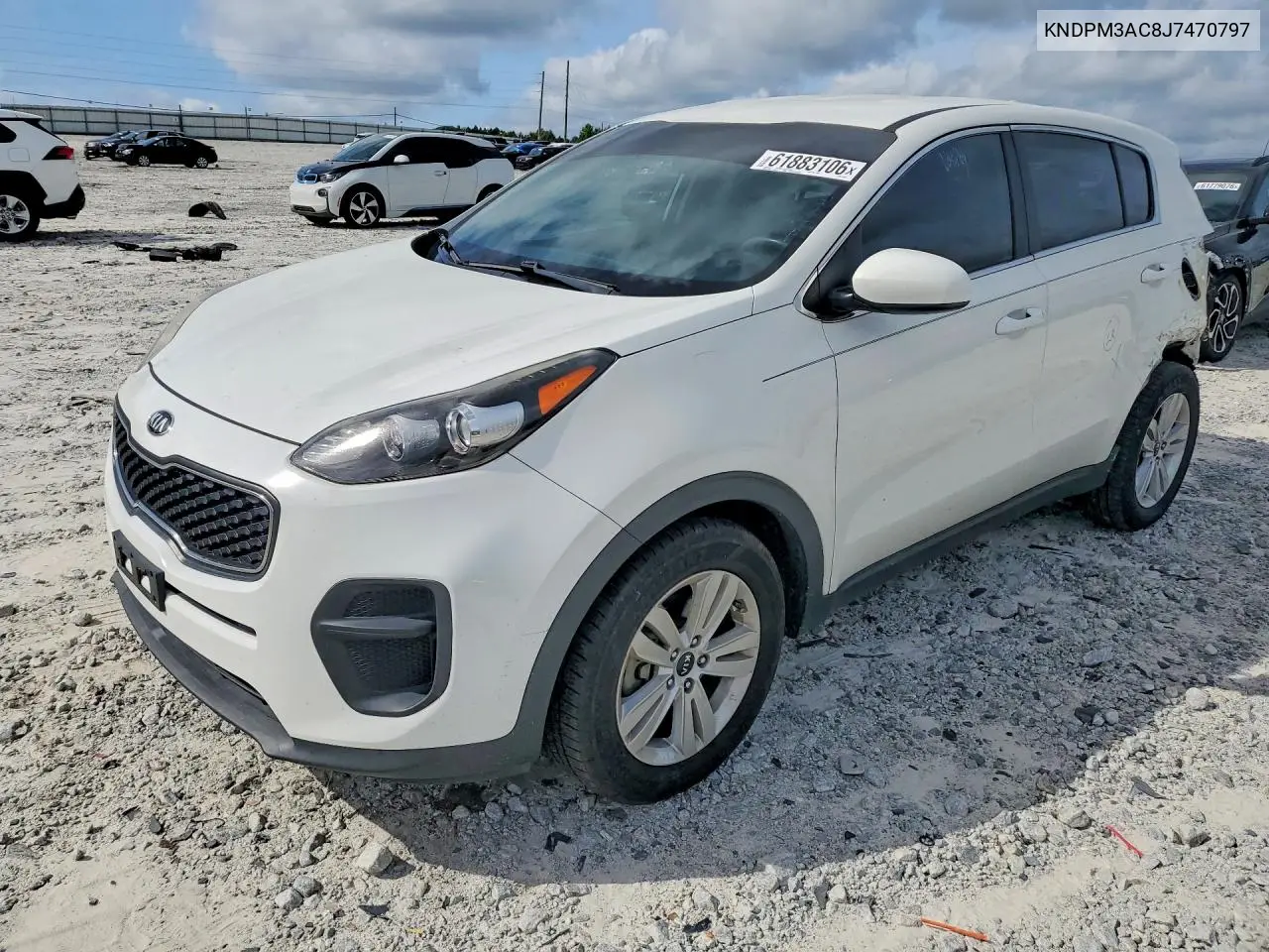2018 Kia Sportage Lx VIN: KNDPM3AC8J7470797 Lot: 61883106