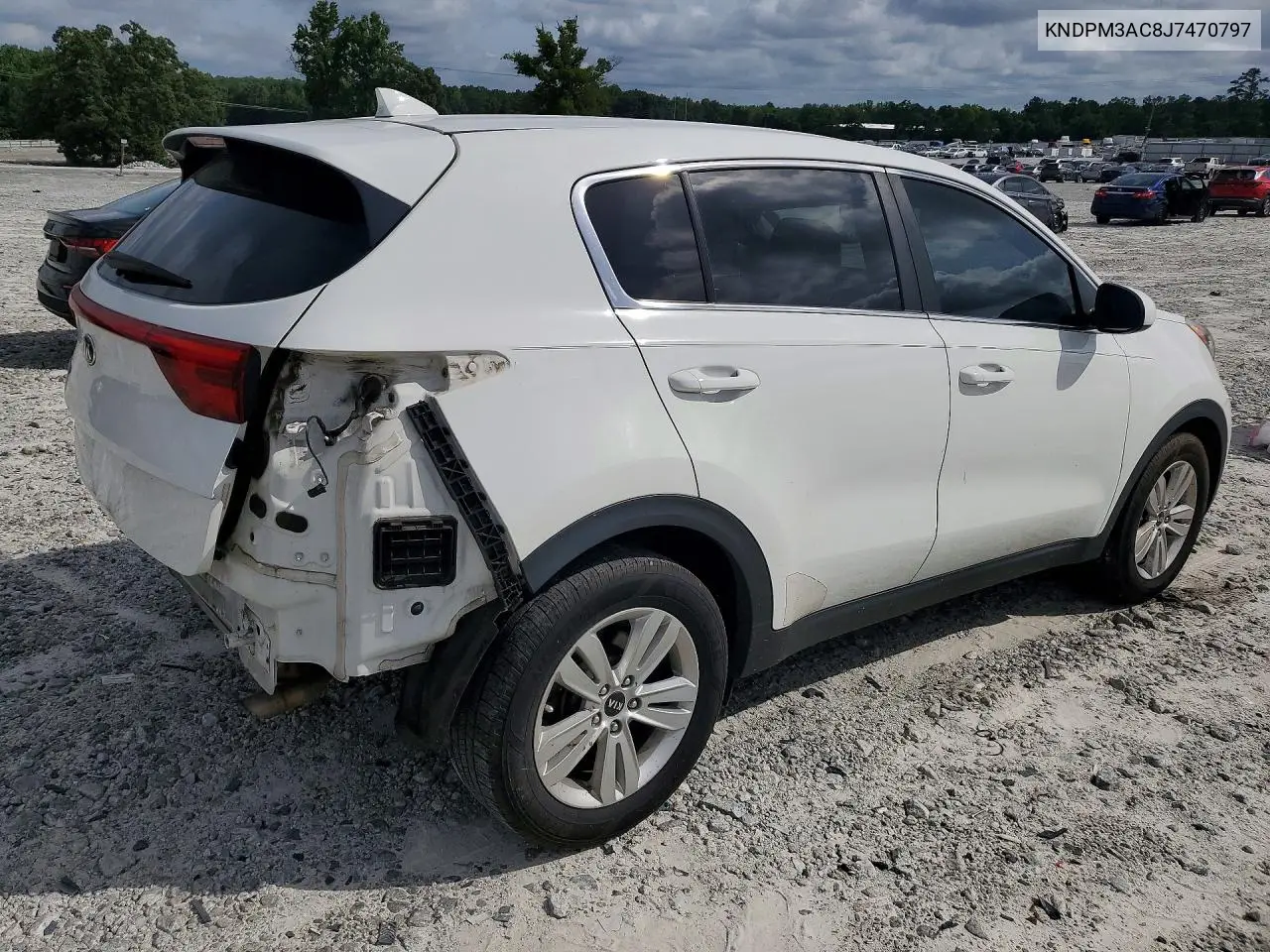 2018 Kia Sportage Lx VIN: KNDPM3AC8J7470797 Lot: 61883106