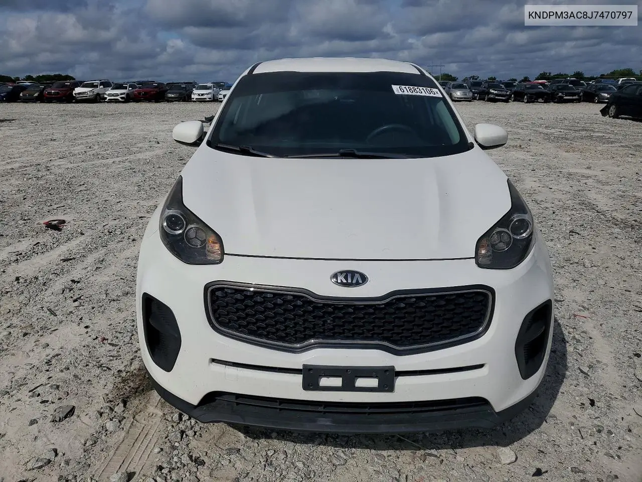 2018 Kia Sportage Lx VIN: KNDPM3AC8J7470797 Lot: 61883106