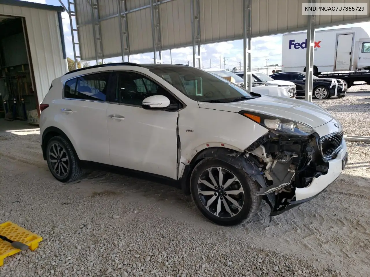KNDPNCAC7J7365729 2018 Kia Sportage Ex