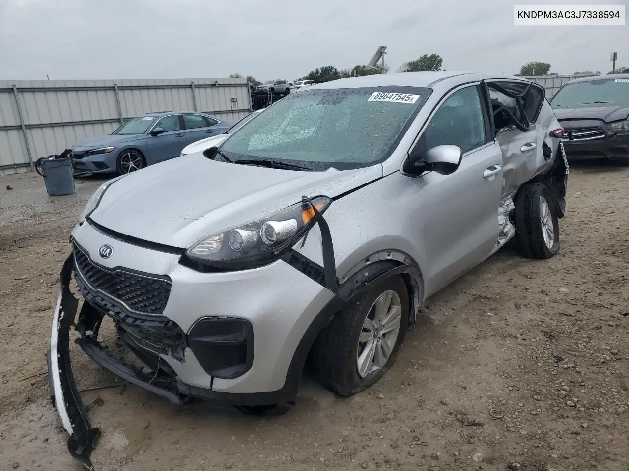 KNDPM3AC3J7338594 2018 Kia Sportage Lx
