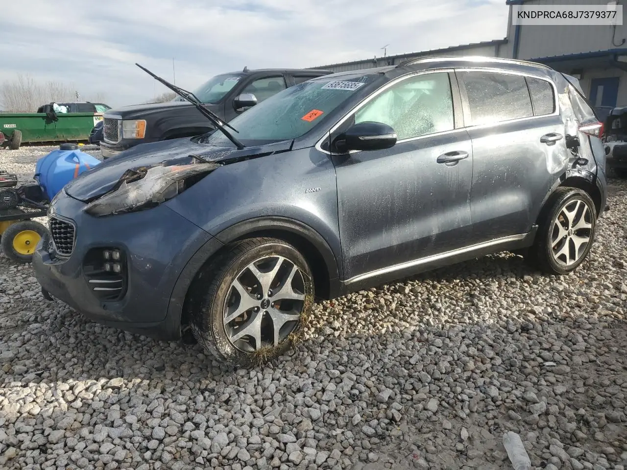 KNDPRCA68J7379377 2018 Kia Sportage Sx