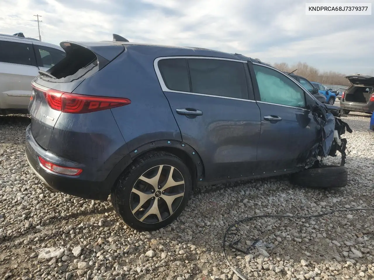 KNDPRCA68J7379377 2018 Kia Sportage Sx