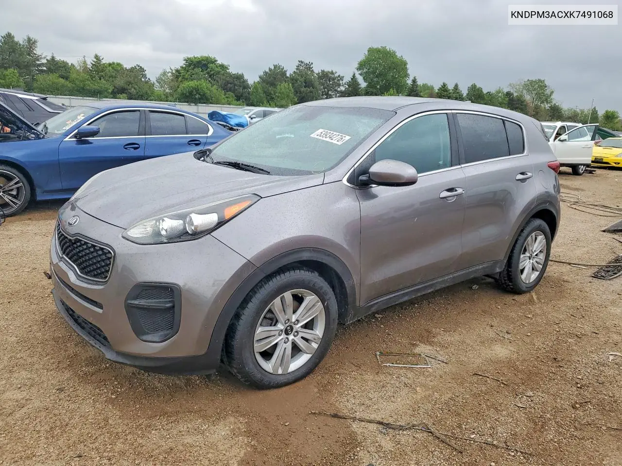 KNDPM3ACXK7491068 2019 Kia Sportage Lx