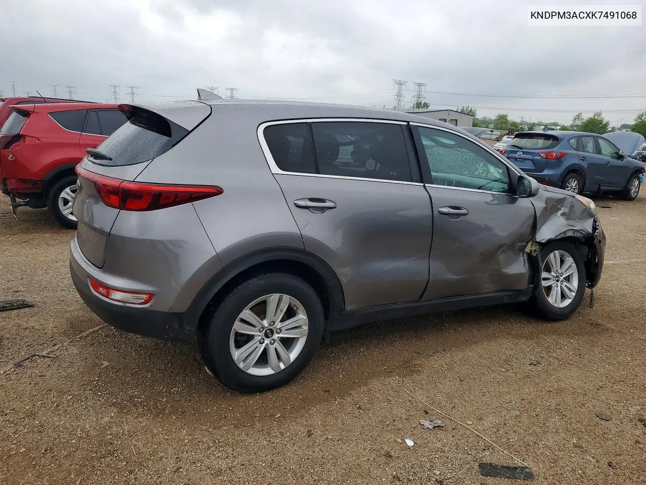 KNDPM3ACXK7491068 2019 Kia Sportage Lx
