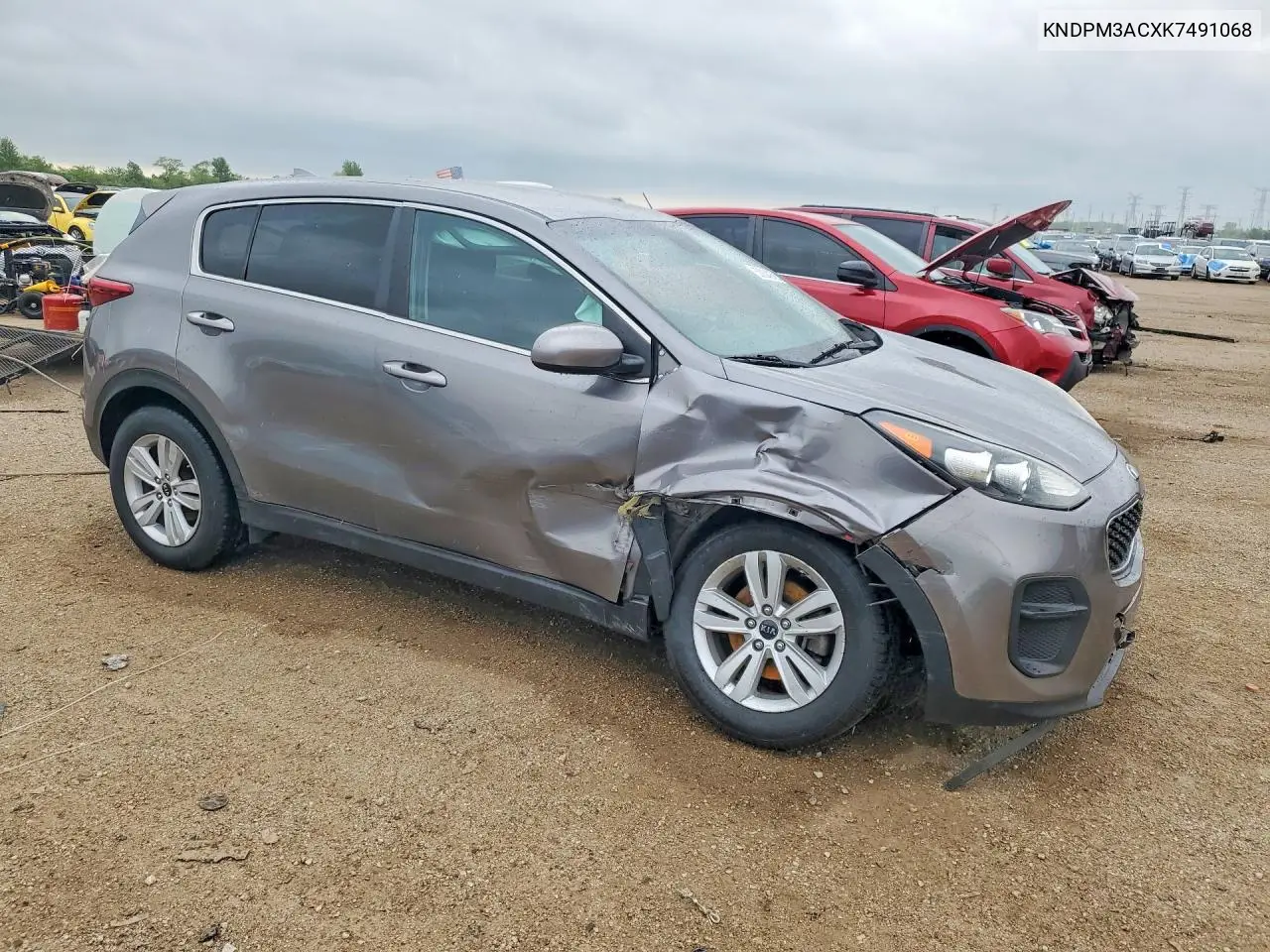 KNDPM3ACXK7491068 2019 Kia Sportage Lx