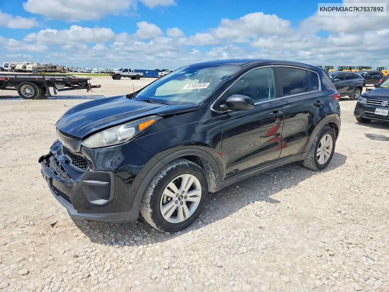 2019 Kia Sportage Lx VIN: KNDPM3AC7K7537892 Lot: 57952836