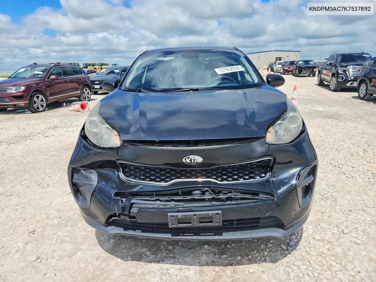 2019 Kia Sportage Lx VIN: KNDPM3AC7K7537892 Lot: 57952836