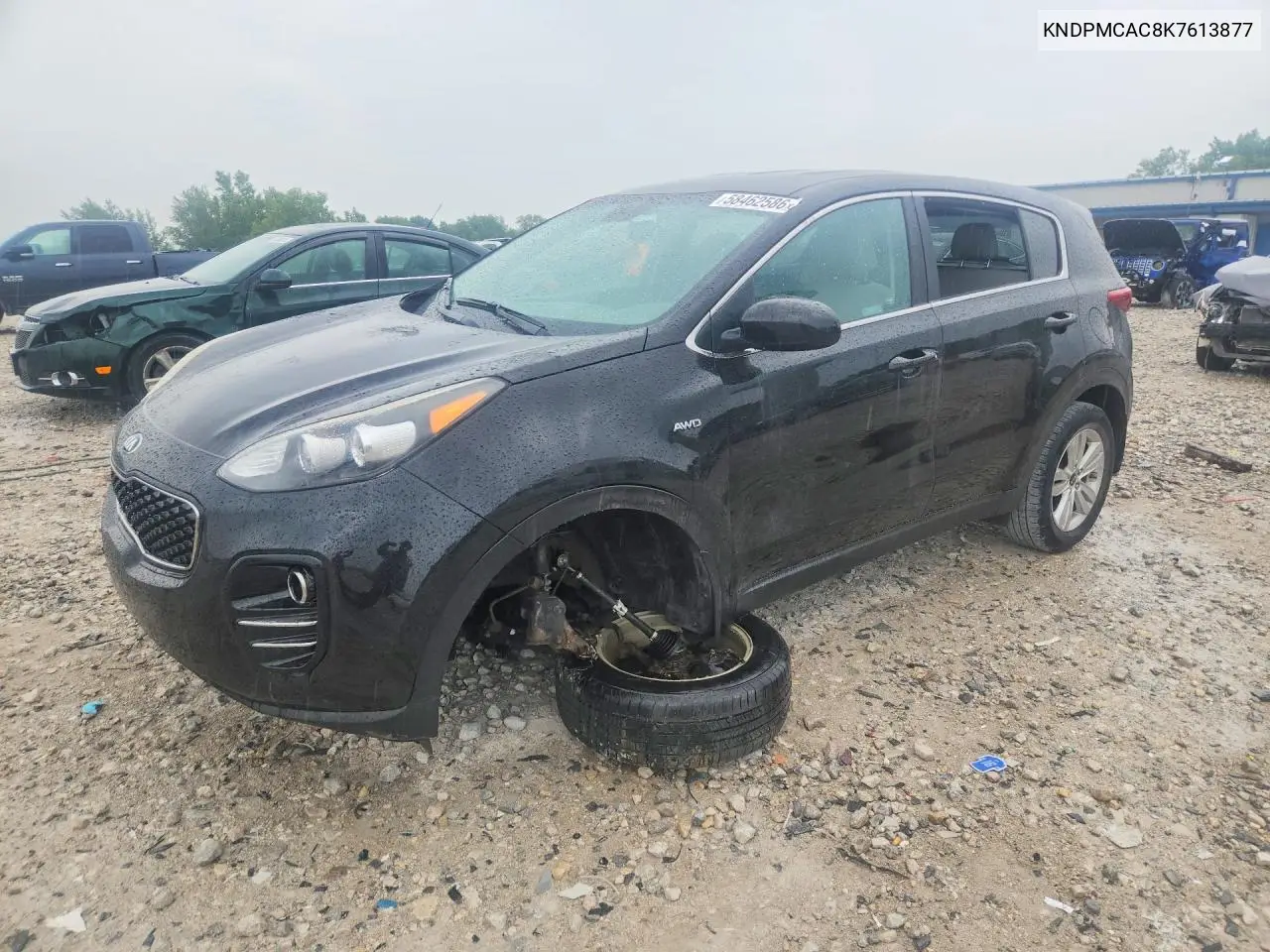 2019 Kia Sportage Lx VIN: KNDPMCAC8K7613877 Lot: 58462586