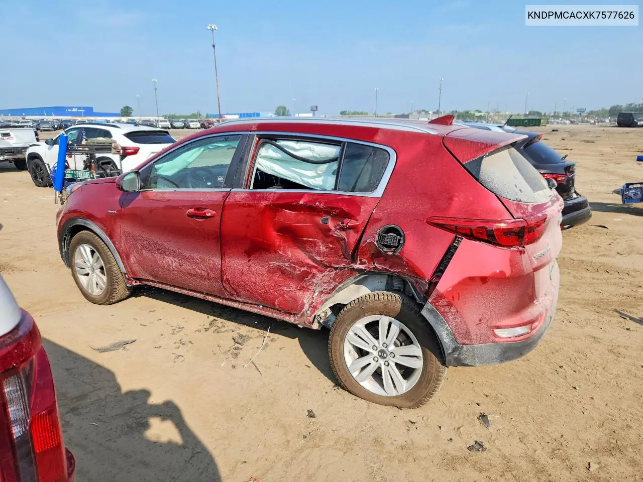 2019 Kia Sportage Lx VIN: KNDPMCACXK7577626 Lot: 61320866