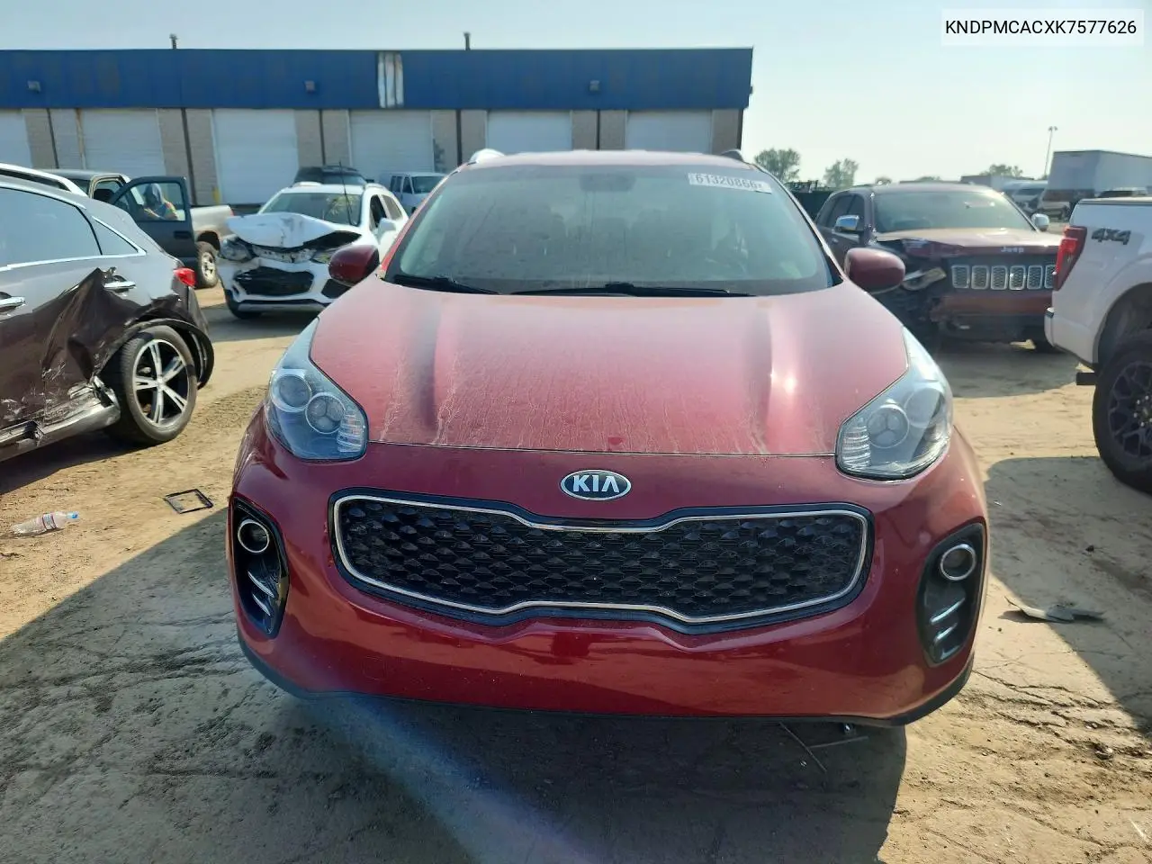 2019 Kia Sportage Lx VIN: KNDPMCACXK7577626 Lot: 61320866
