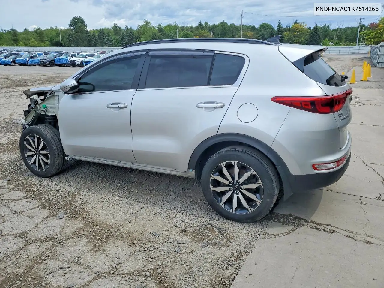 2019 Kia Sportage Ex VIN: KNDPNCAC1K7514265 Lot: 61379736
