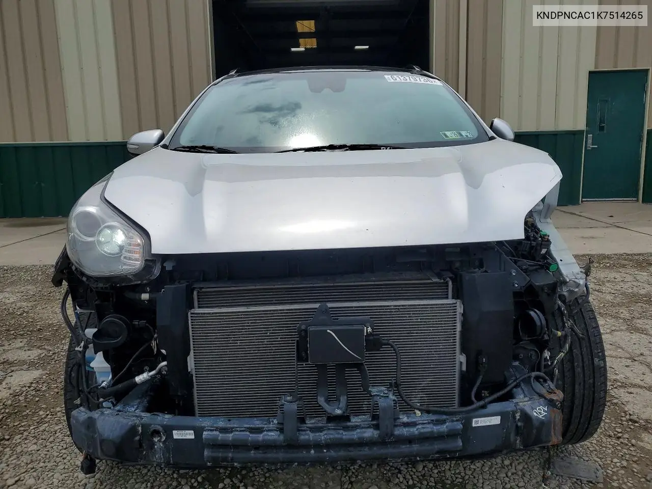 2019 Kia Sportage Ex VIN: KNDPNCAC1K7514265 Lot: 61379736