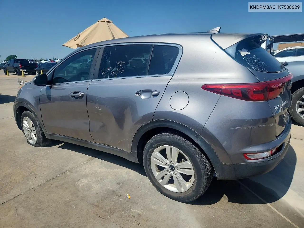 2019 Kia Sportage Lx VIN: KNDPM3AC1K7508629 Lot: 61587706