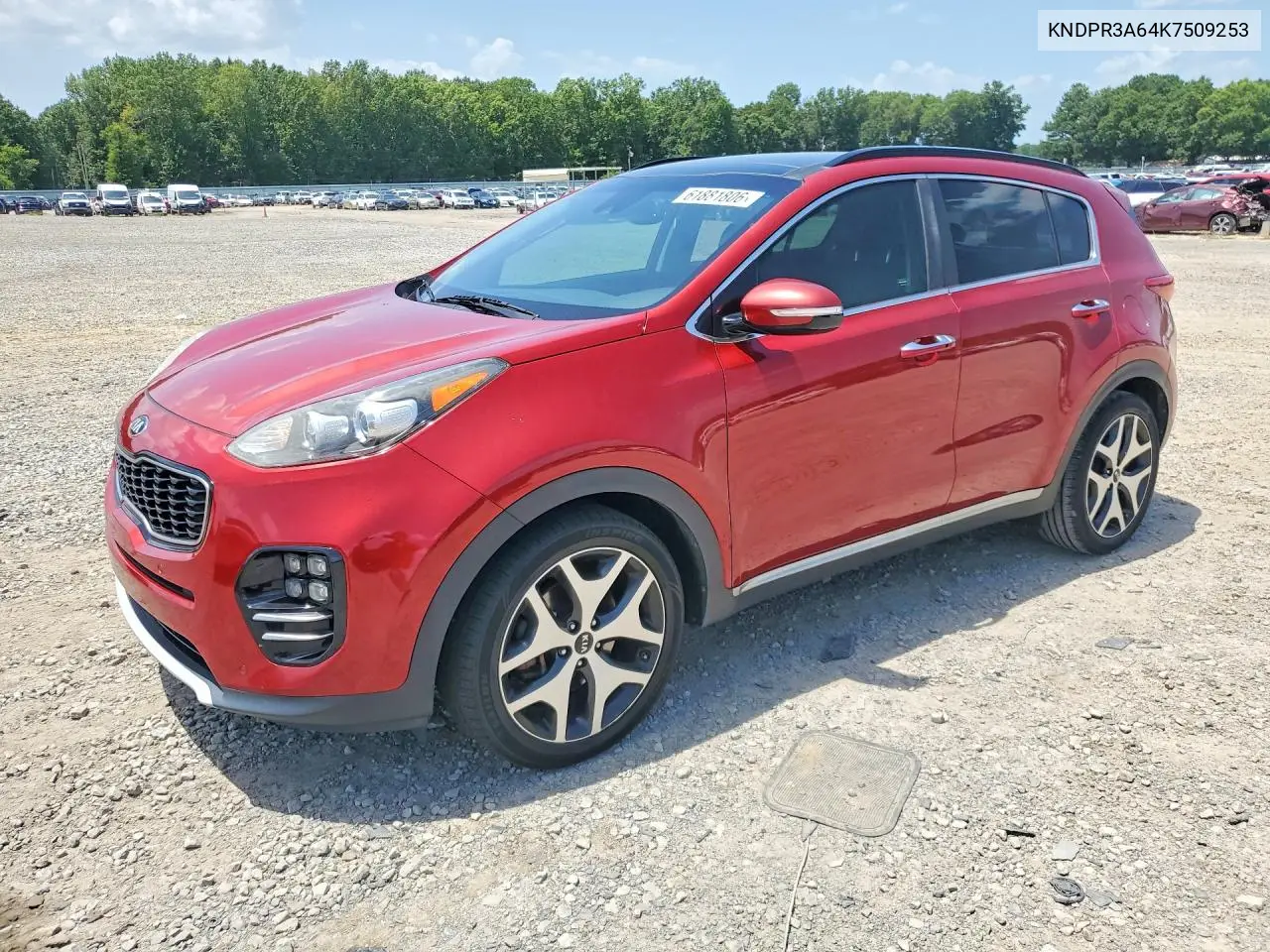 2019 Kia Sportage Sx VIN: KNDPR3A64K7509253 Lot: 61881806