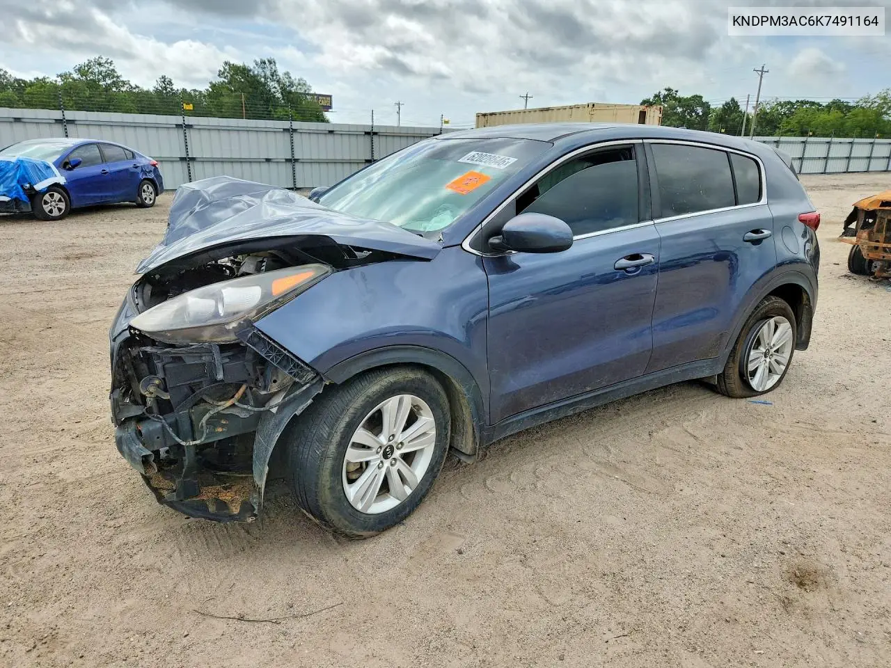 2019 Kia Sportage Lx VIN: KNDPM3AC6K7491164 Lot: 62028646