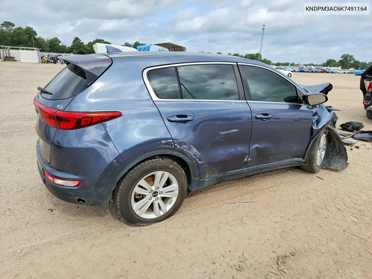 2019 Kia Sportage Lx VIN: KNDPM3AC6K7491164 Lot: 62028646