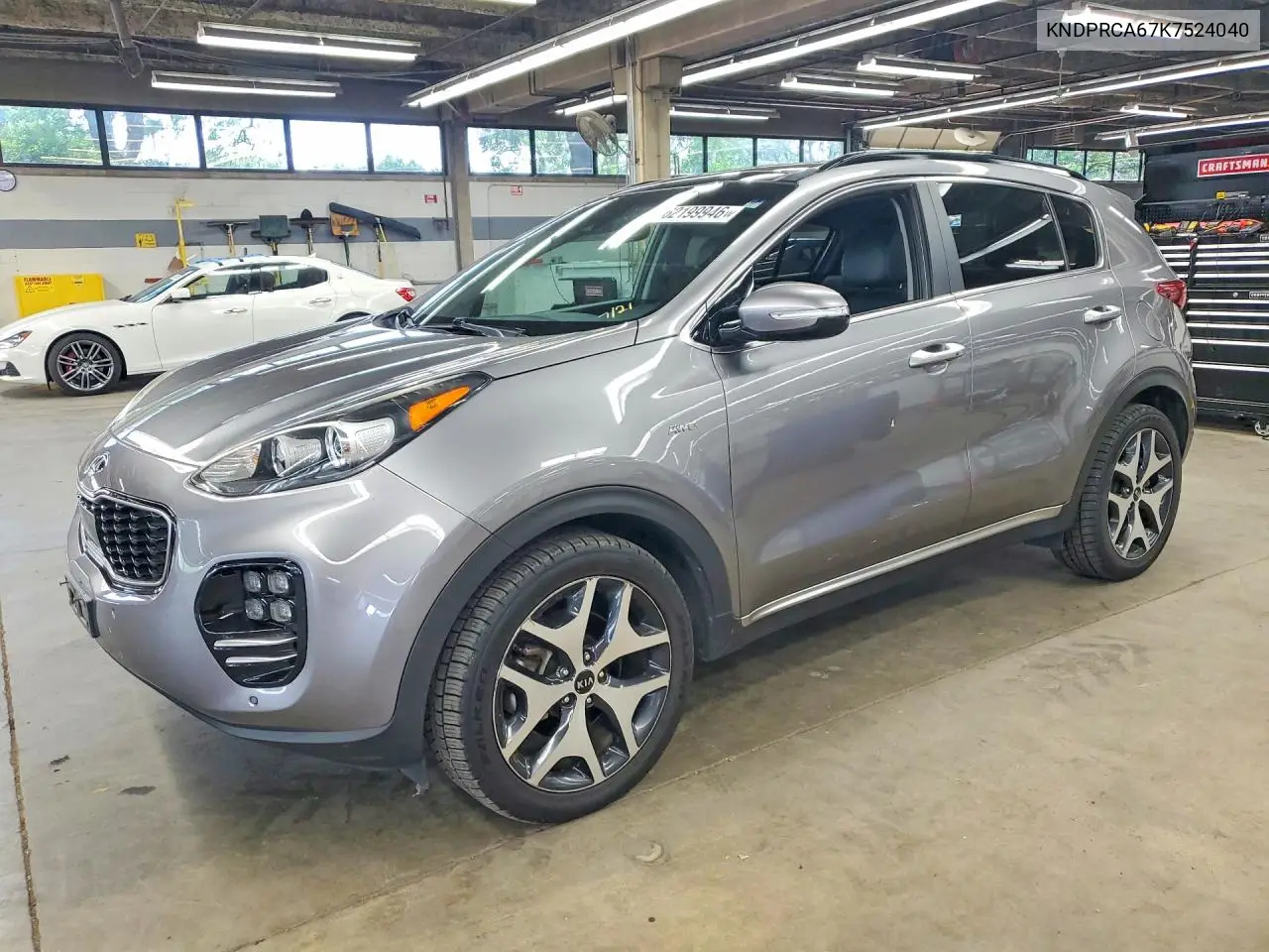 2019 Kia Sportage Sx VIN: KNDPRCA67K7524040 Lot: 62199946