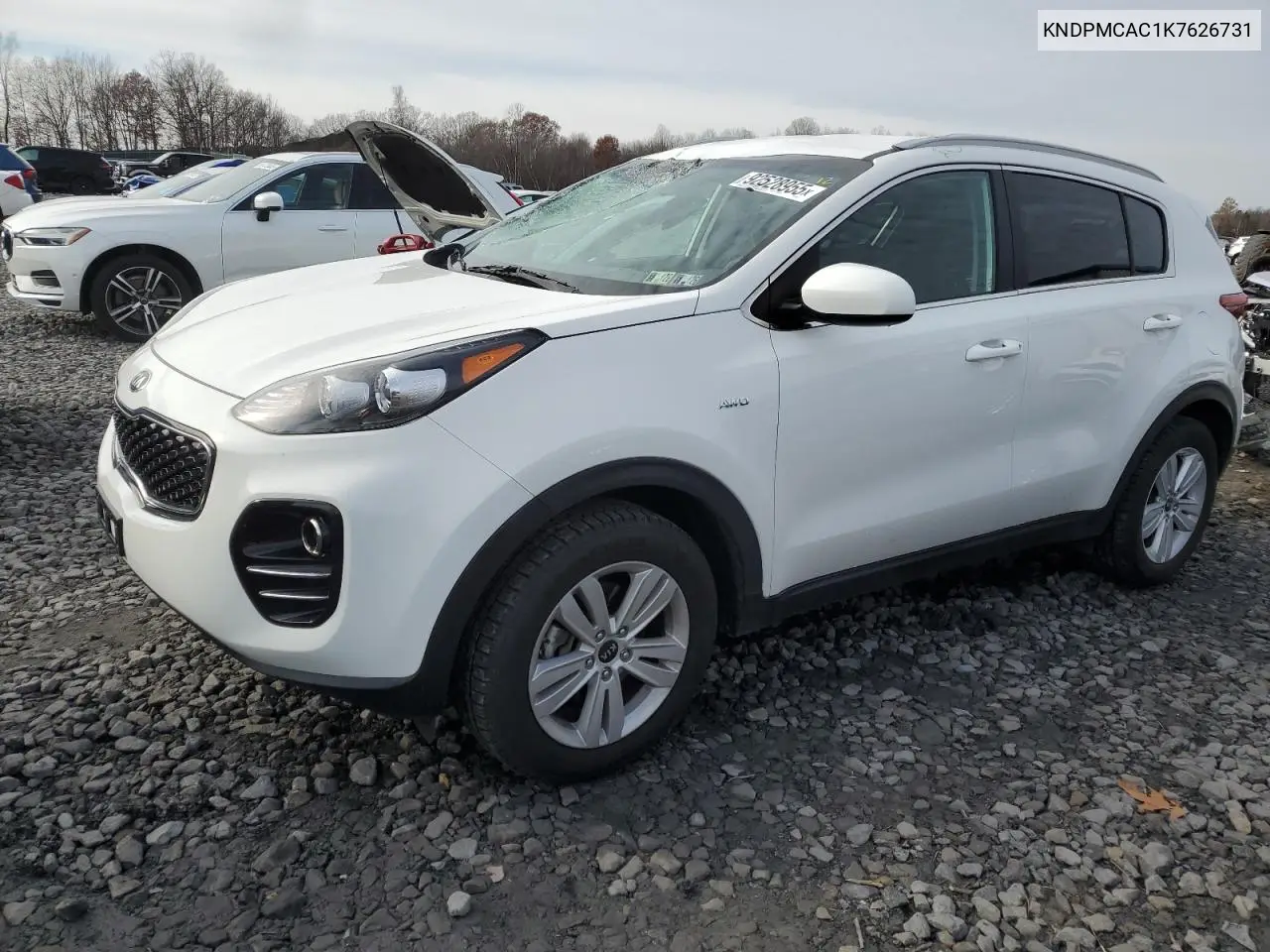 KNDPMCAC1K7626731 2019 Kia Sportage Lx