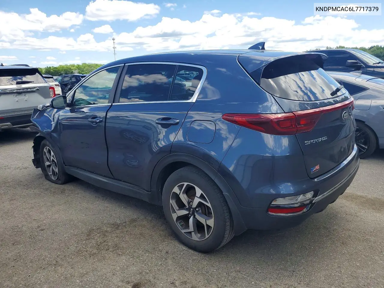 2020 Kia Sportage Lx VIN: KNDPMCAC6L7717379 Lot: 57356176