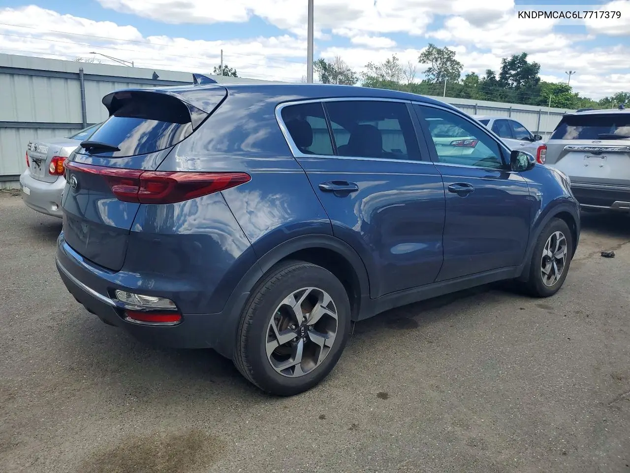 2020 Kia Sportage Lx VIN: KNDPMCAC6L7717379 Lot: 57356176