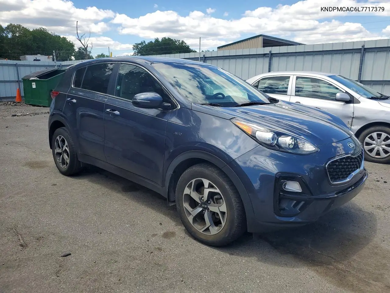 2020 Kia Sportage Lx VIN: KNDPMCAC6L7717379 Lot: 57356176