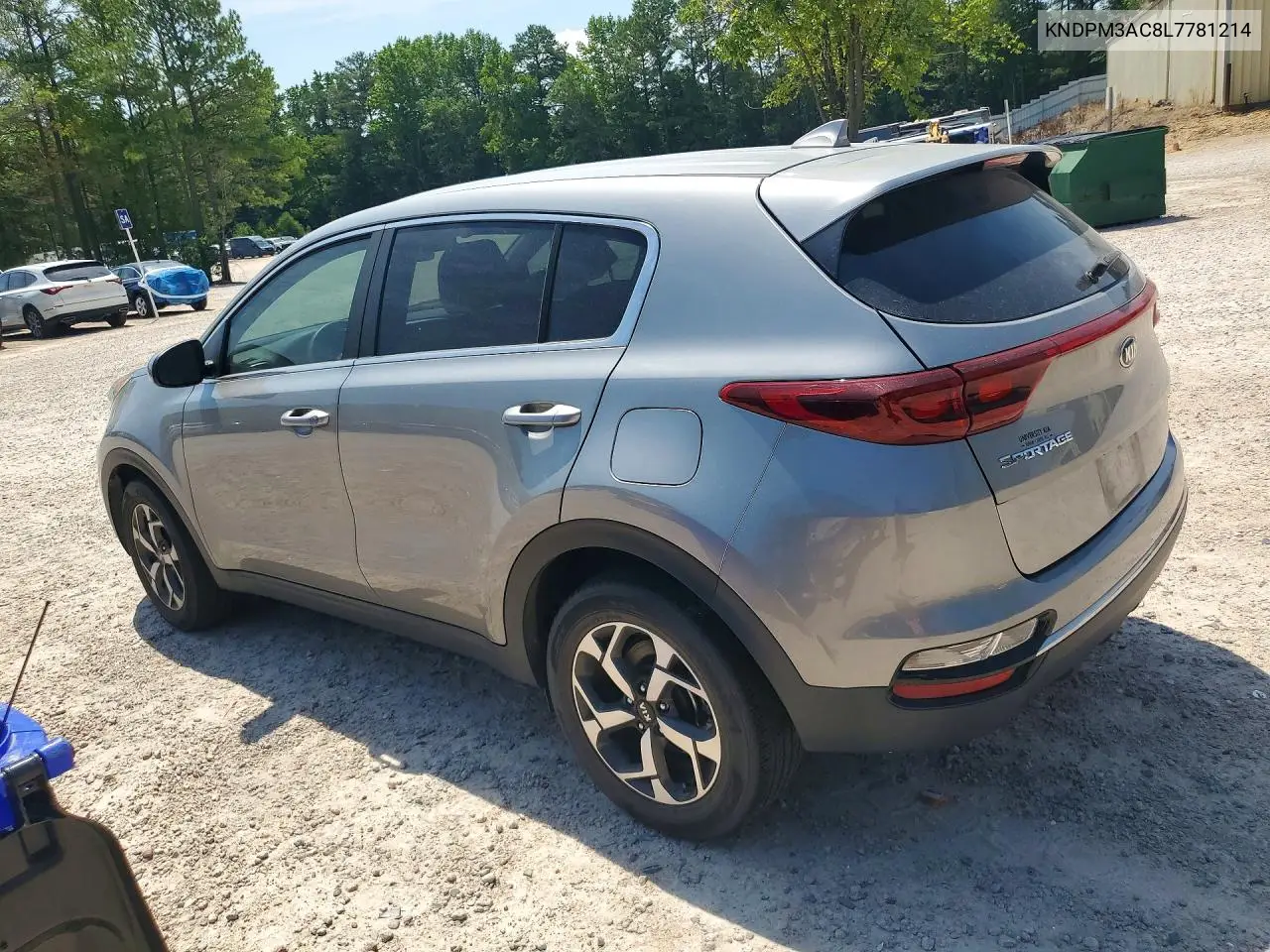 2020 Kia Sportage Lx VIN: KNDPM3AC8L7781214 Lot: 59321846