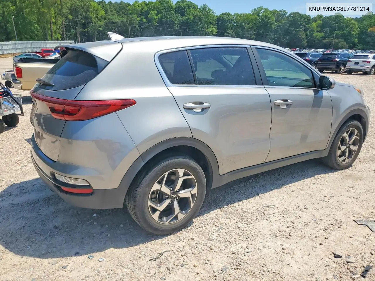 2020 Kia Sportage Lx VIN: KNDPM3AC8L7781214 Lot: 59321846