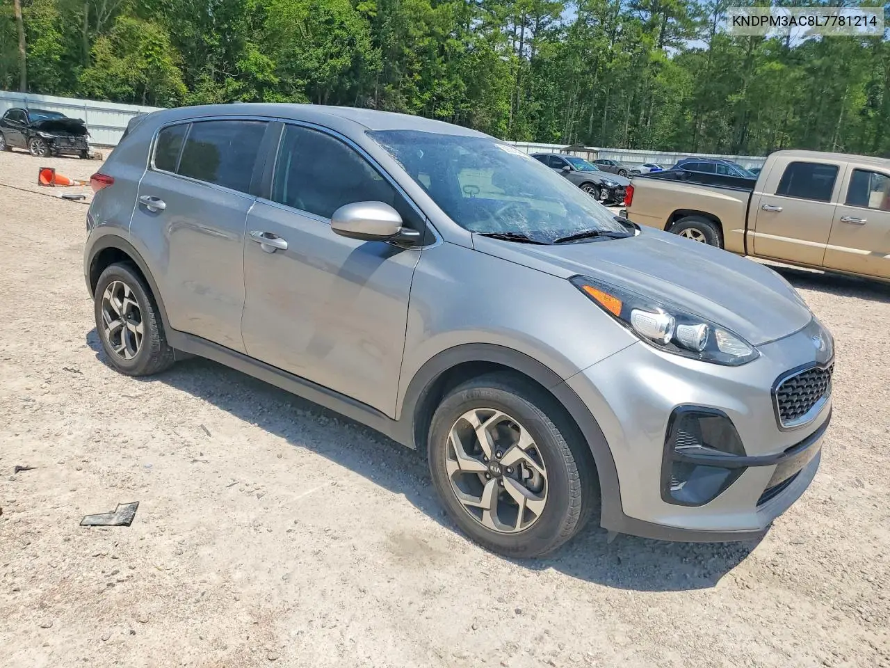 2020 Kia Sportage Lx VIN: KNDPM3AC8L7781214 Lot: 59321846