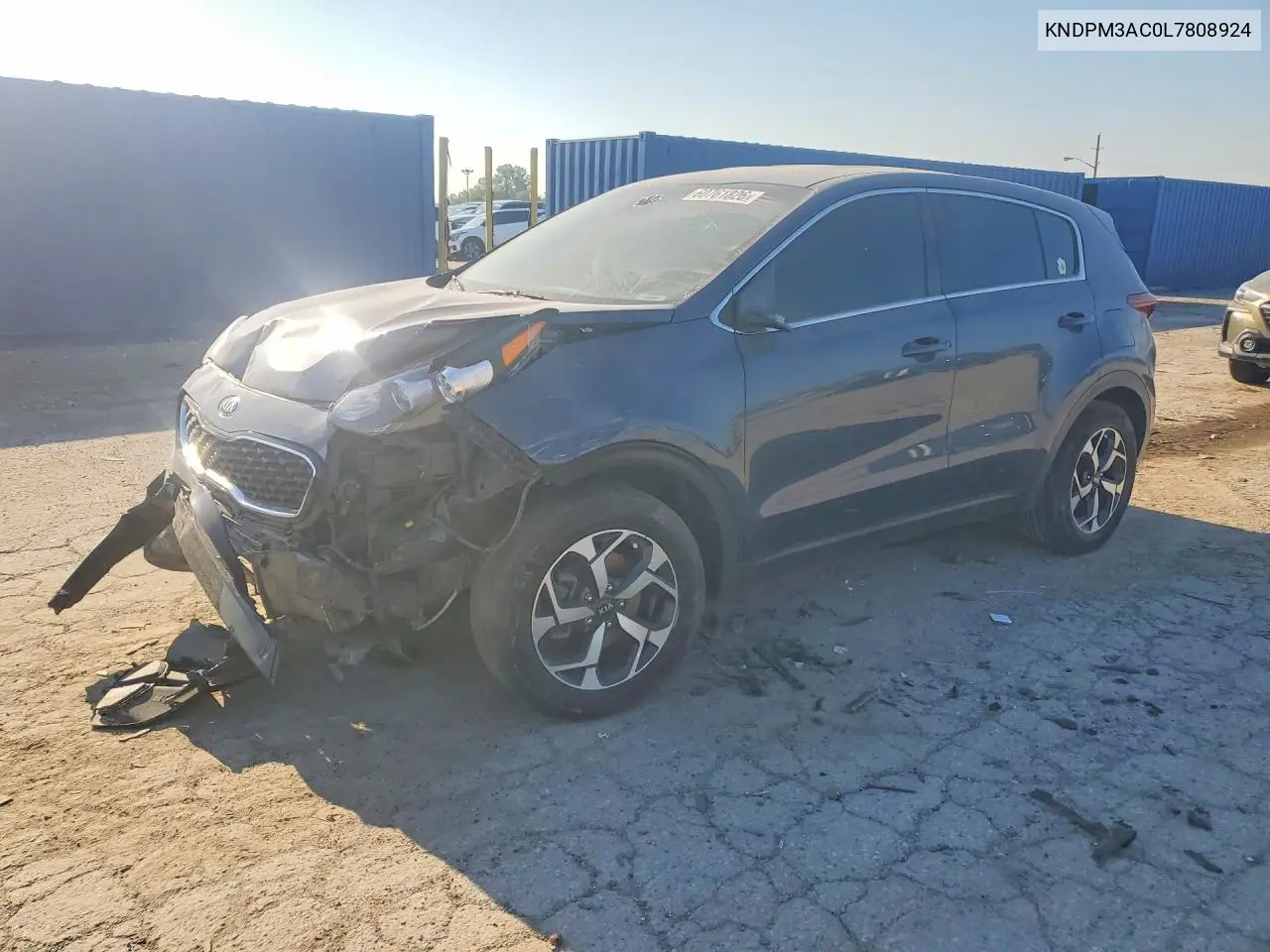 2020 Kia Sportage Lx VIN: KNDPM3AC0L7808924 Lot: 60761826