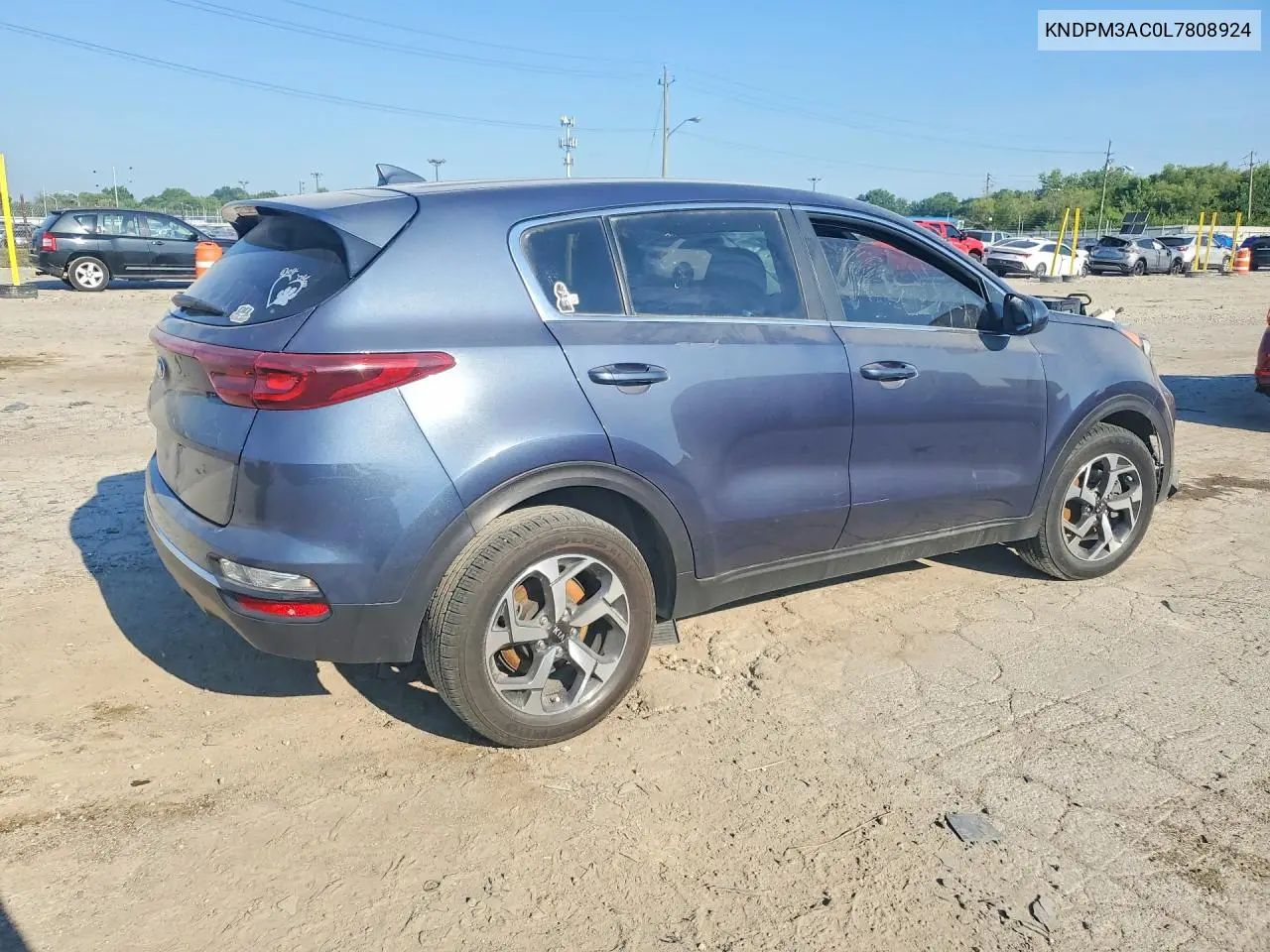 2020 Kia Sportage Lx VIN: KNDPM3AC0L7808924 Lot: 60761826