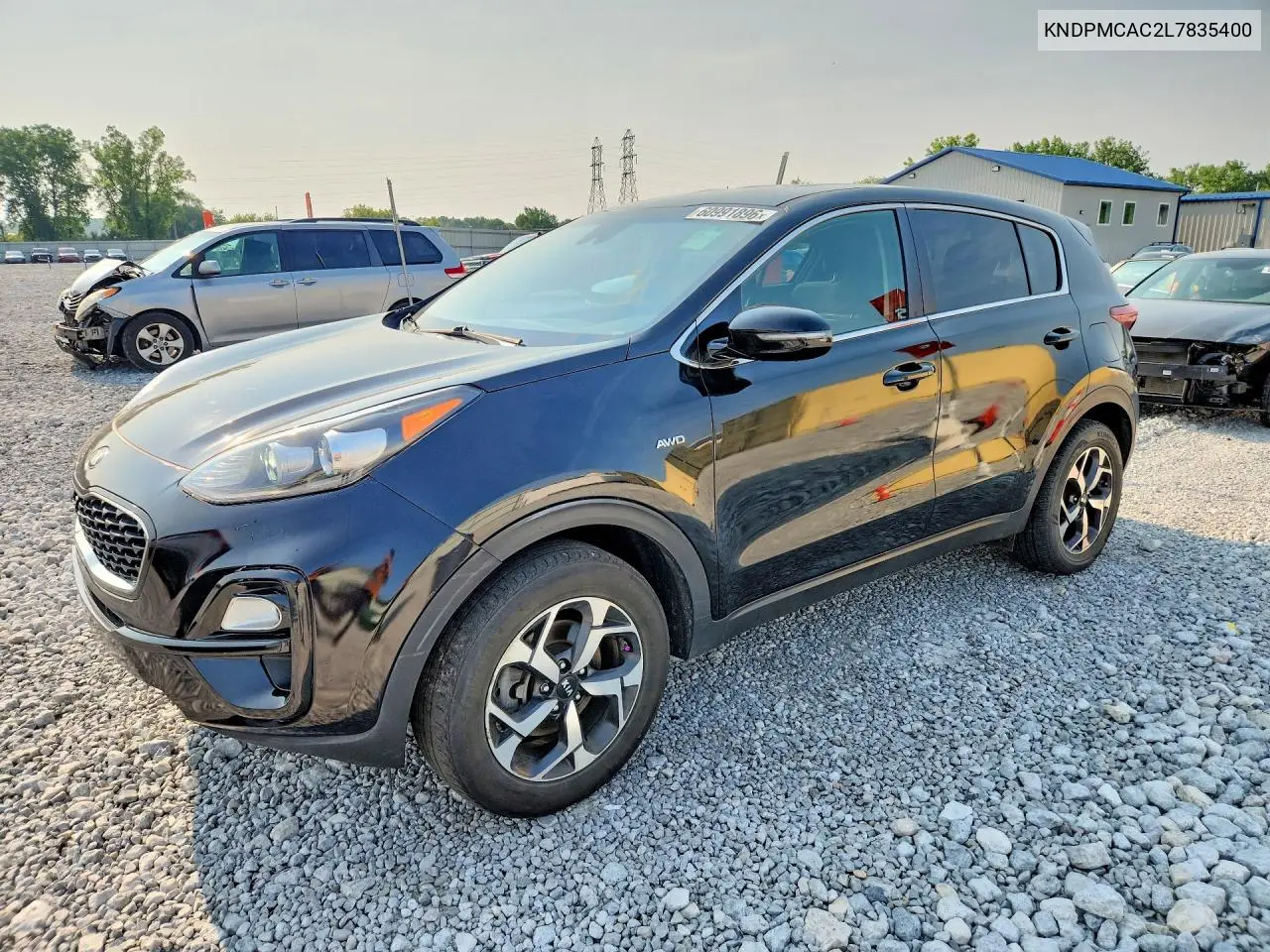 2020 Kia Sportage Lx VIN: KNDPMCAC2L7835400 Lot: 60991896