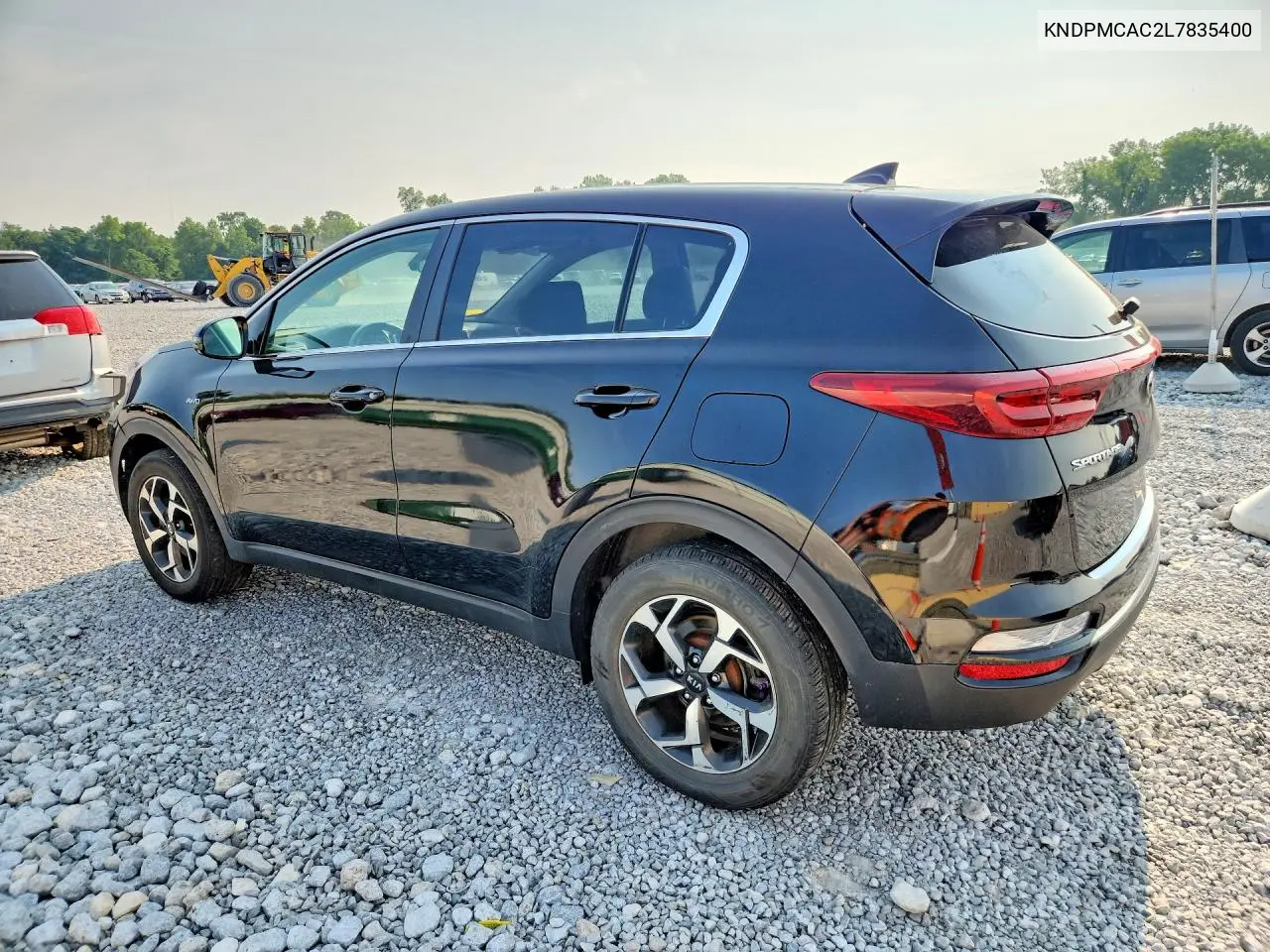 2020 Kia Sportage Lx VIN: KNDPMCAC2L7835400 Lot: 60991896
