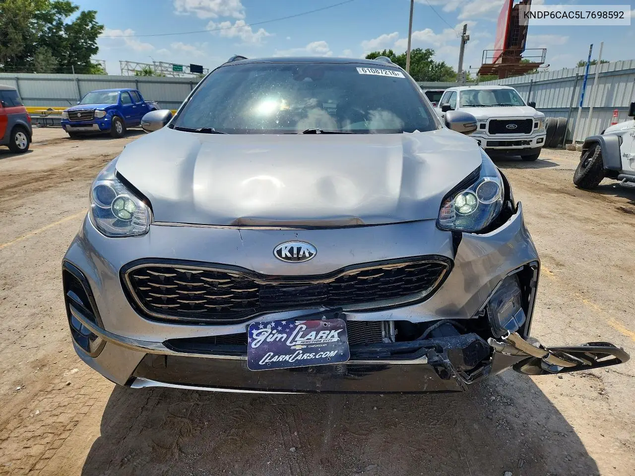 2020 Kia Sportage S VIN: KNDP6CAC5L7698592 Lot: 61087216