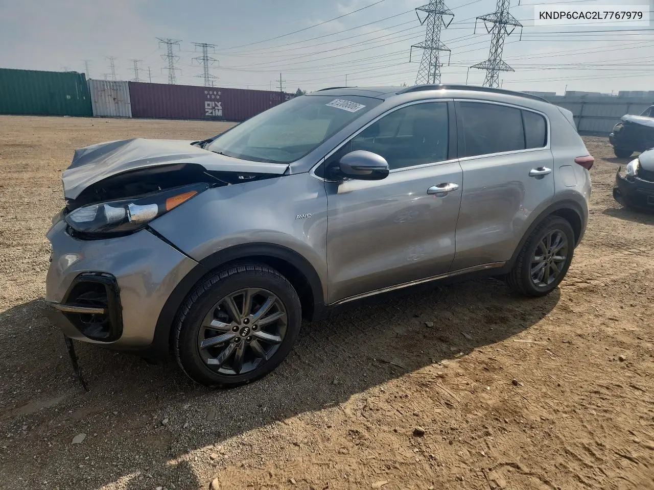 2020 Kia Sportage S VIN: KNDP6CAC2L7767979 Lot: 61206806
