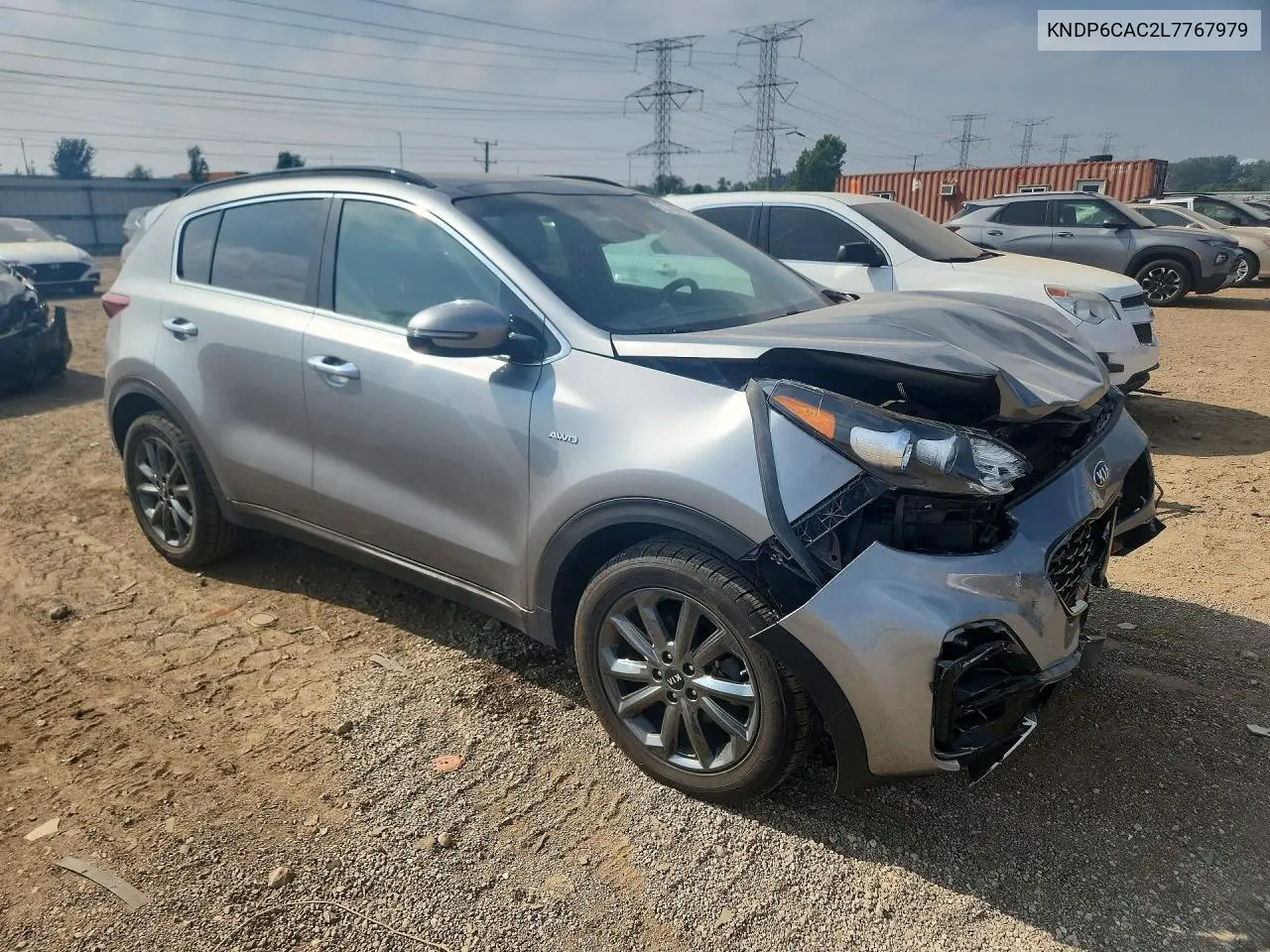 2020 Kia Sportage S VIN: KNDP6CAC2L7767979 Lot: 61206806