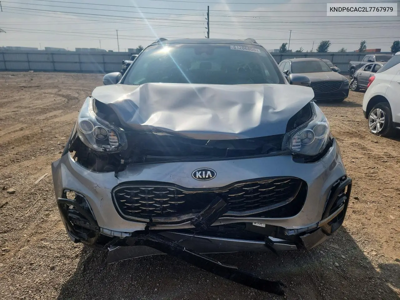 2020 Kia Sportage S VIN: KNDP6CAC2L7767979 Lot: 61206806