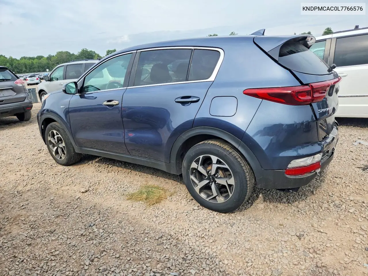 2020 Kia Sportage Lx VIN: KNDPMCAC0L7766576 Lot: 61470086