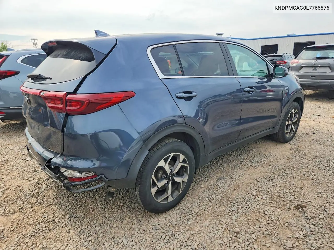 2020 Kia Sportage Lx VIN: KNDPMCAC0L7766576 Lot: 61470086