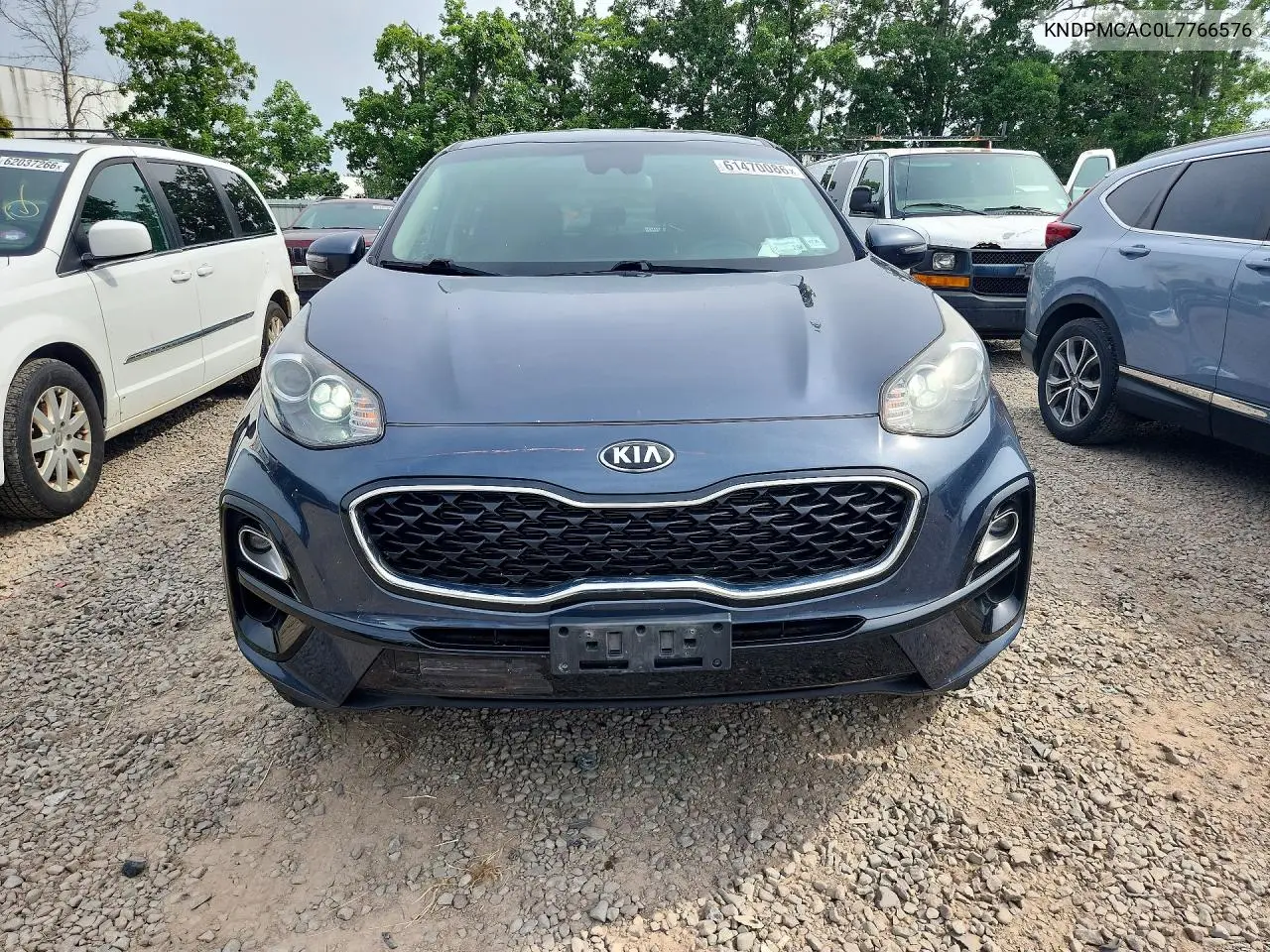 2020 Kia Sportage Lx VIN: KNDPMCAC0L7766576 Lot: 61470086