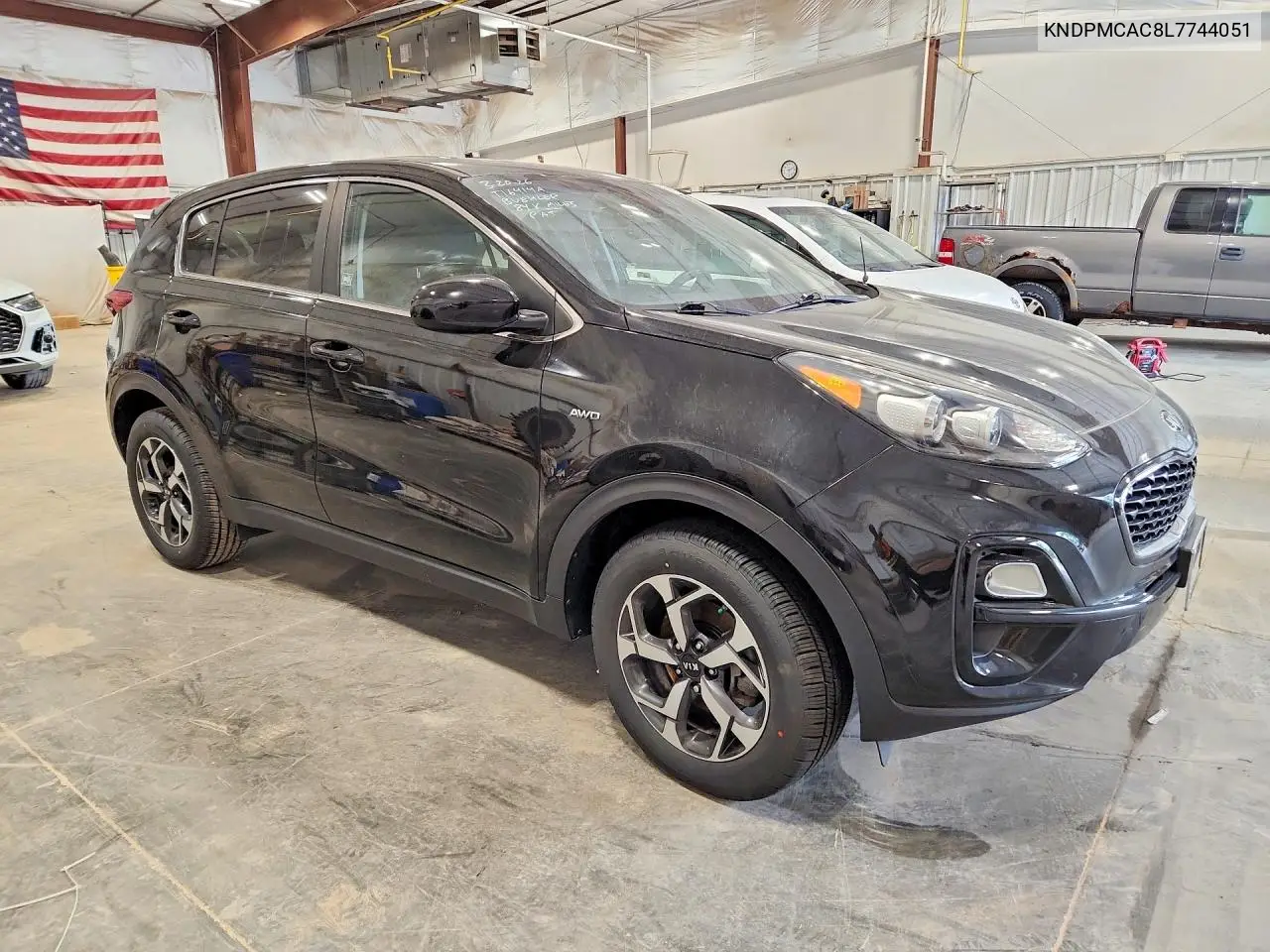 2020 Kia Sportage Lx VIN: KNDPMCAC8L7744051 Lot: 61715586