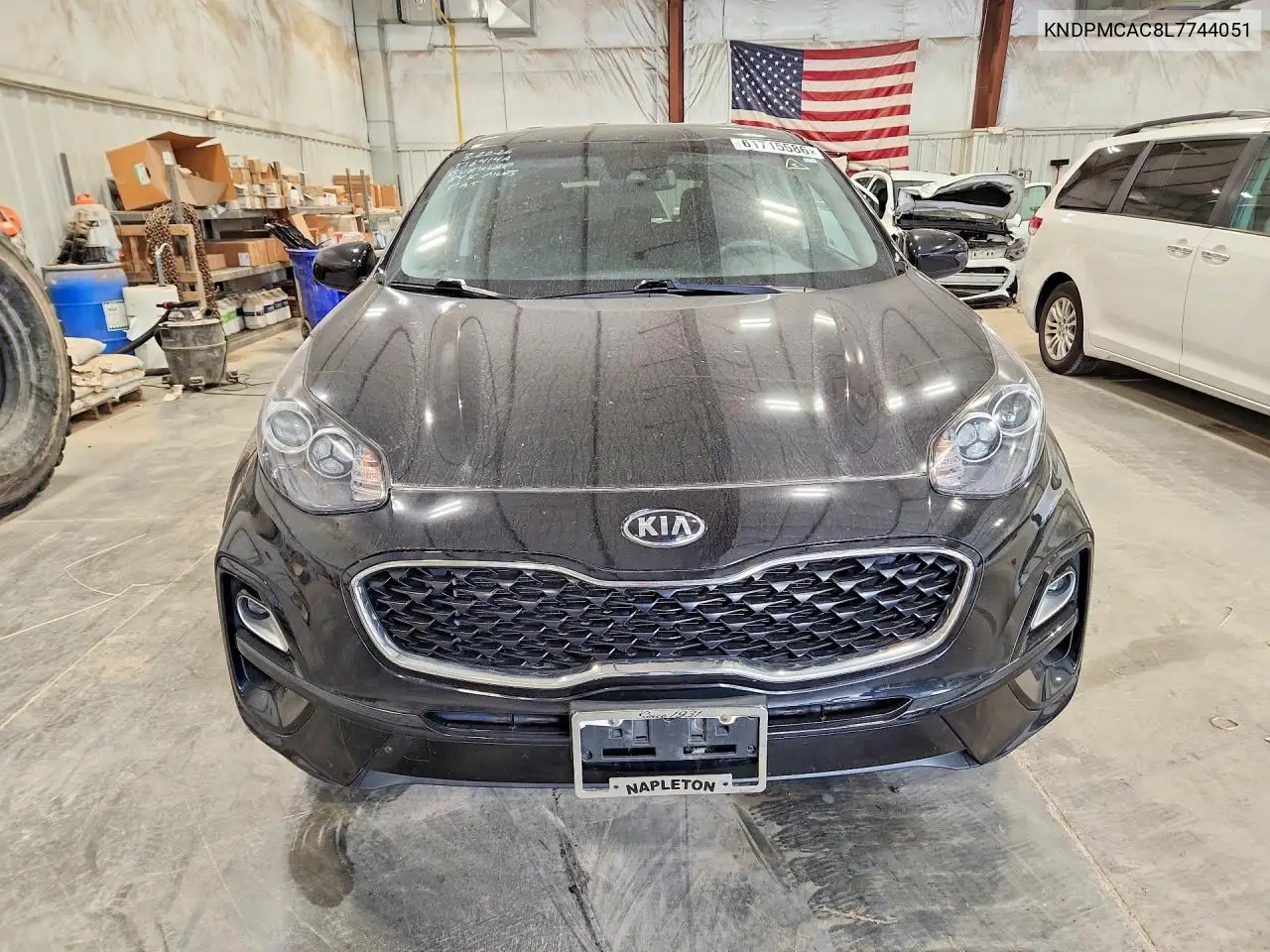 2020 Kia Sportage Lx VIN: KNDPMCAC8L7744051 Lot: 61715586