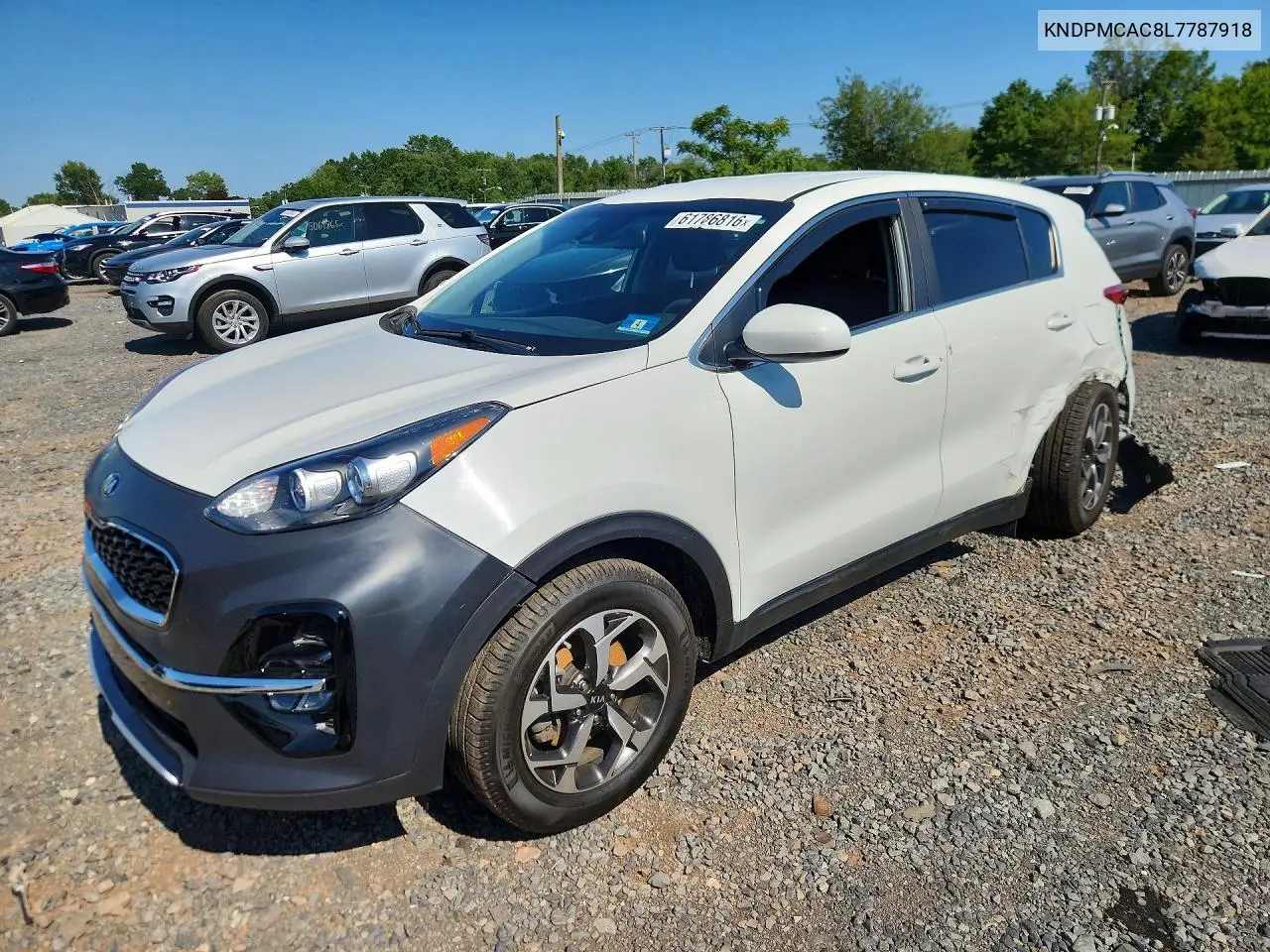 2020 Kia Sportage Lx VIN: KNDPMCAC8L7787918 Lot: 61786816