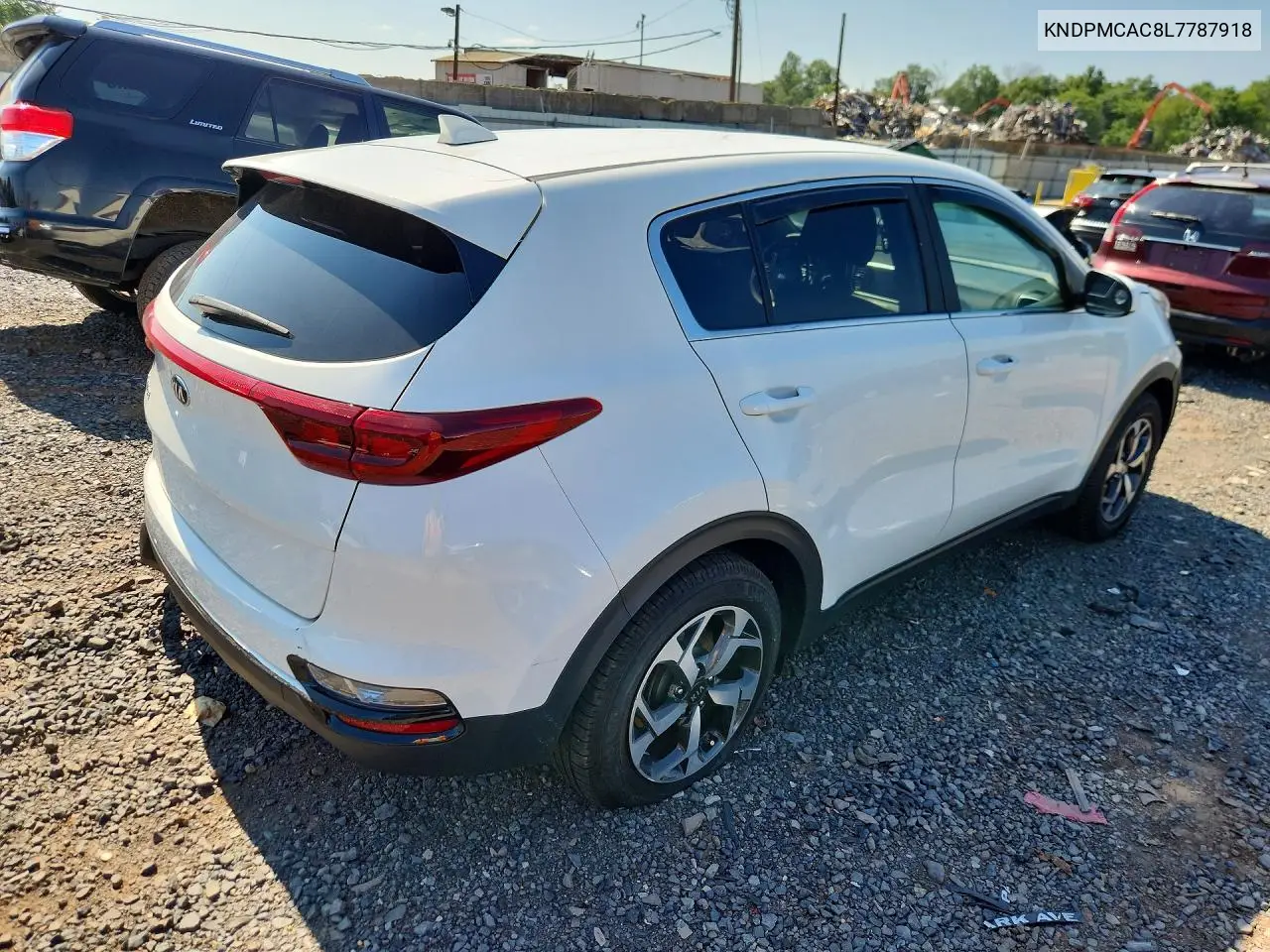 2020 Kia Sportage Lx VIN: KNDPMCAC8L7787918 Lot: 61786816