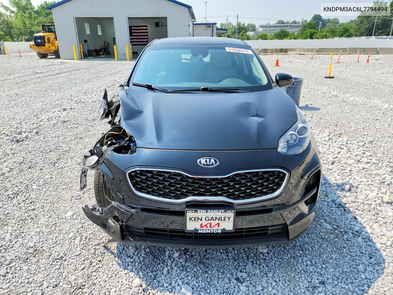 2020 Kia Sportage Lx VIN: KNDPM3AC6L7794494 Lot: 61852516